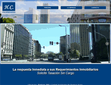 Tablet Screenshot of hcpropiedades.com.ar